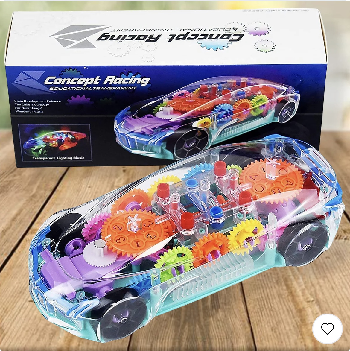 Automatic 360 Degree Rotating TransparentGear Concept Car